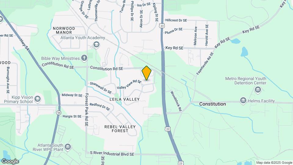 1112 Valley View Rd SE Map and Location Details