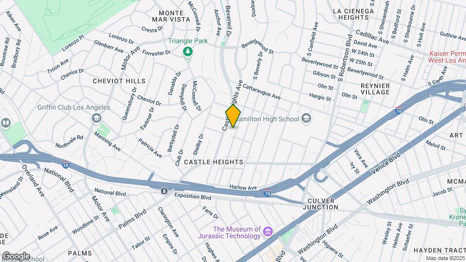 3117 S Beverly Dr Mapa y Detalles de la Ubicación