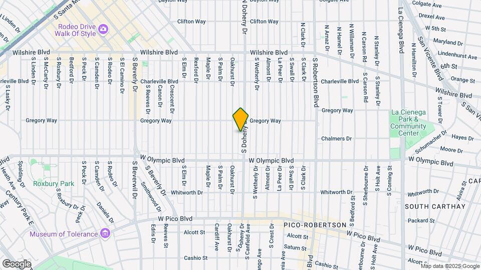 325 S Doheny Dr Map and Location Details