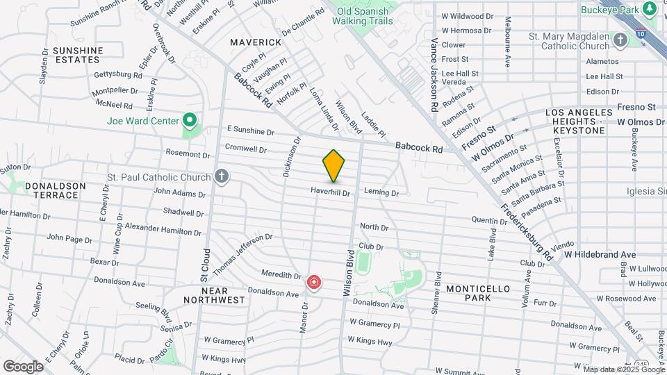 123 Haverhill Dr Map and Location Details