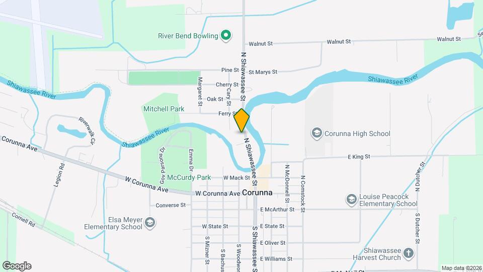 527 n shiawassee st Mapa y Detalles de la Ubicación