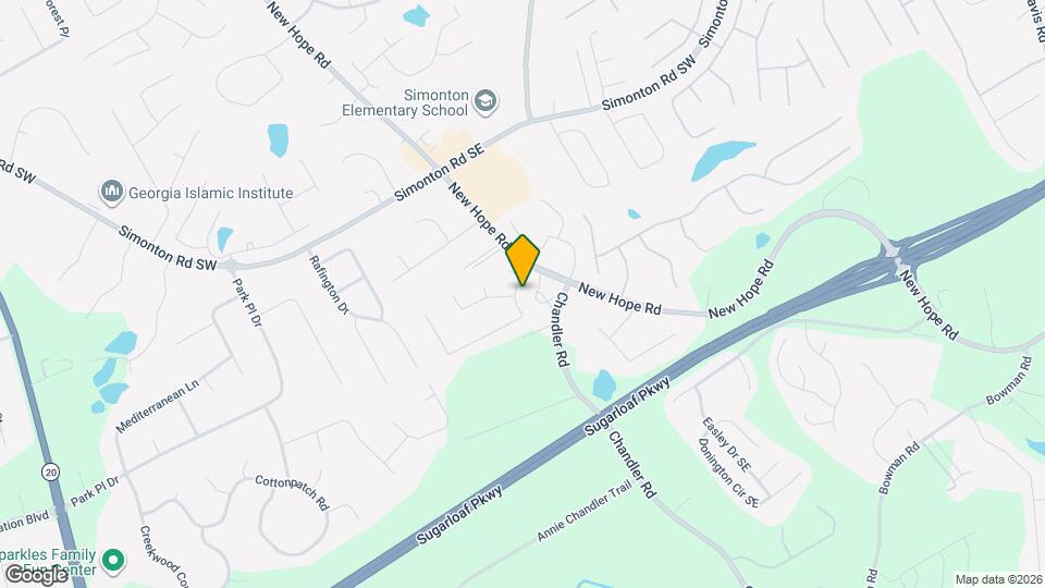 1315 Chandler Ridge Dr SE Map and Location Details