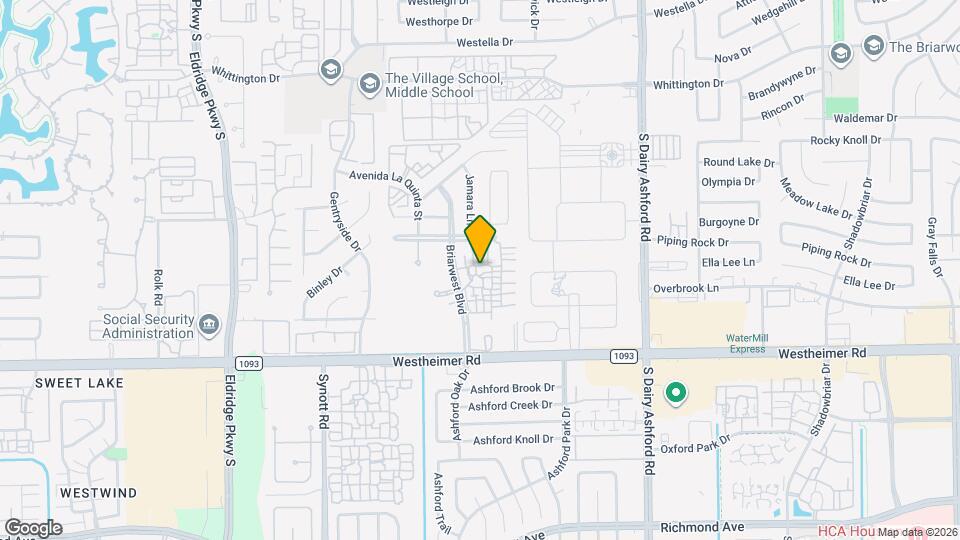 12829 Briarwest Cir Mapa y Detalles de la Ubicación
