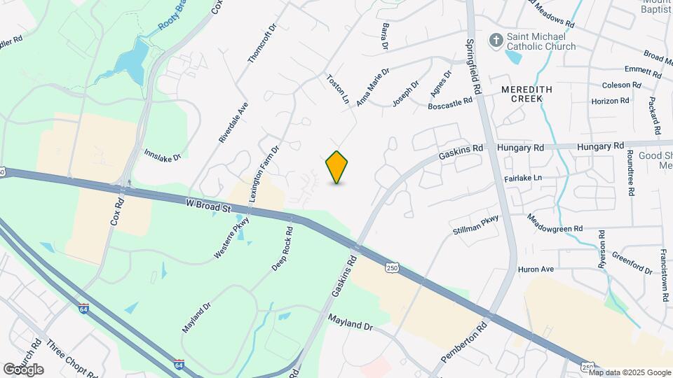 Furnished Studio-Richmond - Innsbrook Map and Location Details