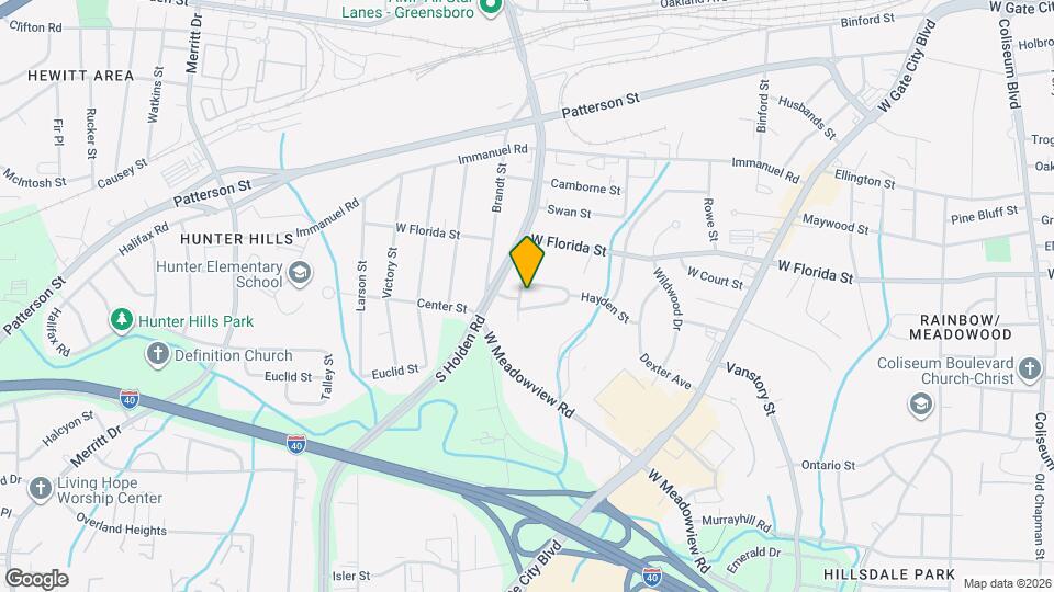 1407 Clegg St Map and Location Details