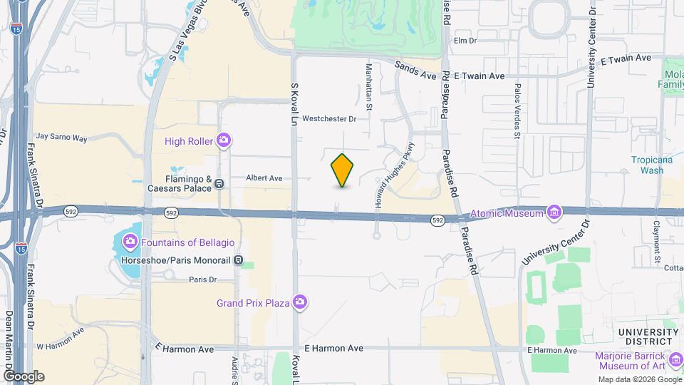 260 E Flamingo Rd Map and Location Details