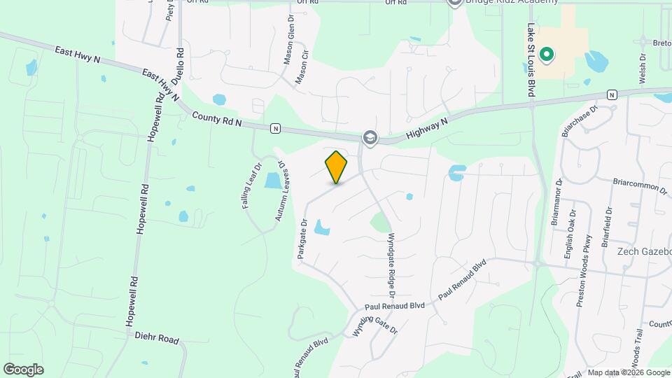 422 Parkgate Dr Map and Location Details