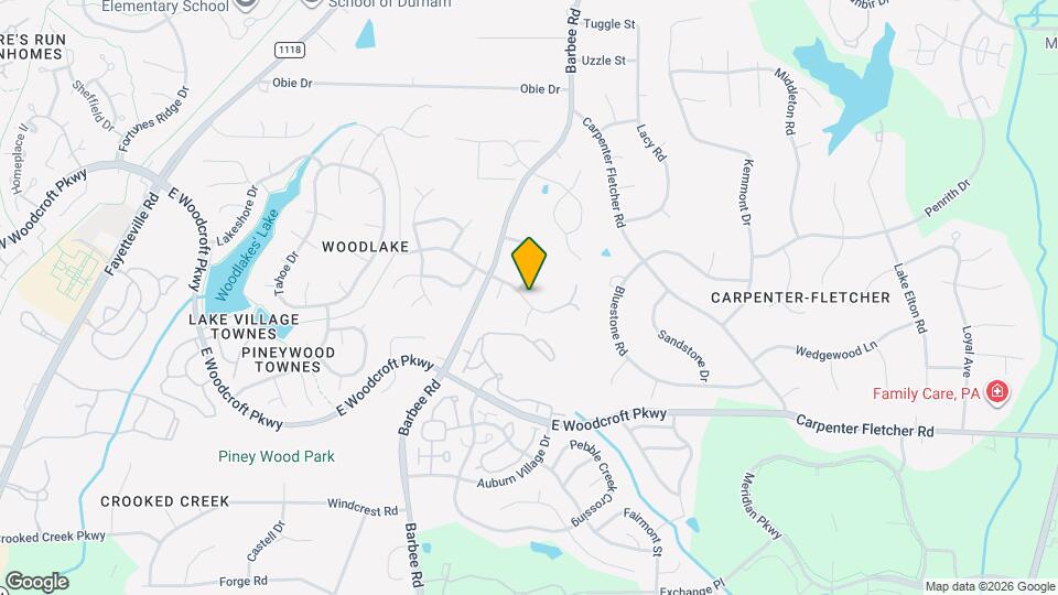 6307 Forest Ridge Dr Map and Location Details