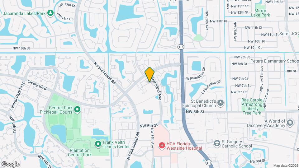 8344 NW 7th Pl Mapa y Detalles de la Ubicación