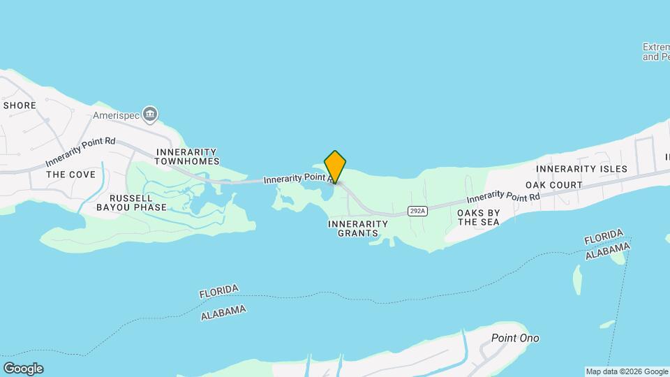 15021 Innerarity Point Rd Map and Location Details