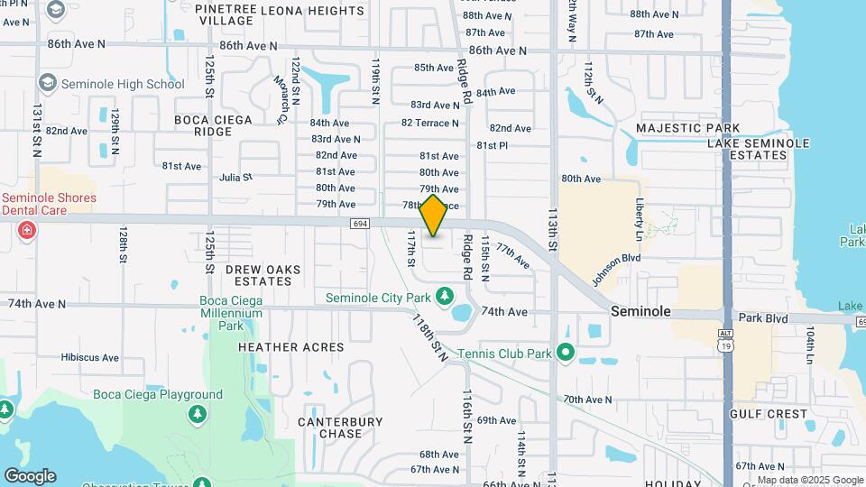 11720 Park Blvd, Unit 301C Mapa y Detalles de la Ubicación