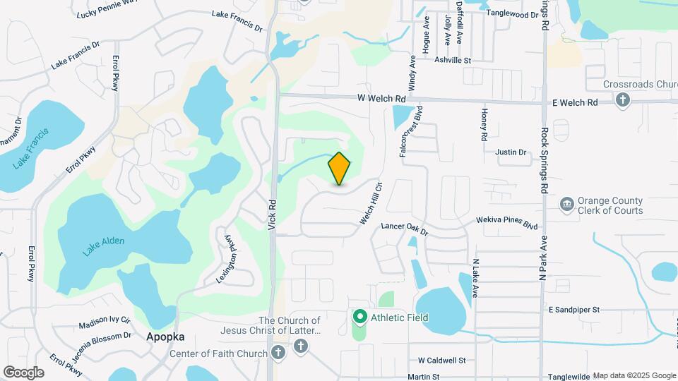1126 Welch Hill Cir Map and Location Details