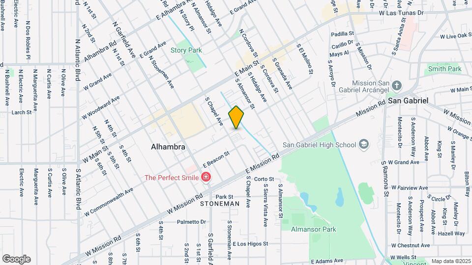 304-306 S Chapel Ave Mapa y Detalles de la Ubicación