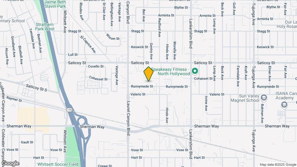 11947 Runnymede St Map and Location Details