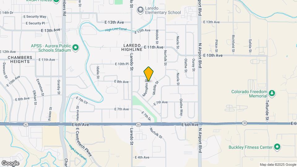 836 Memphis St Map and Location Details