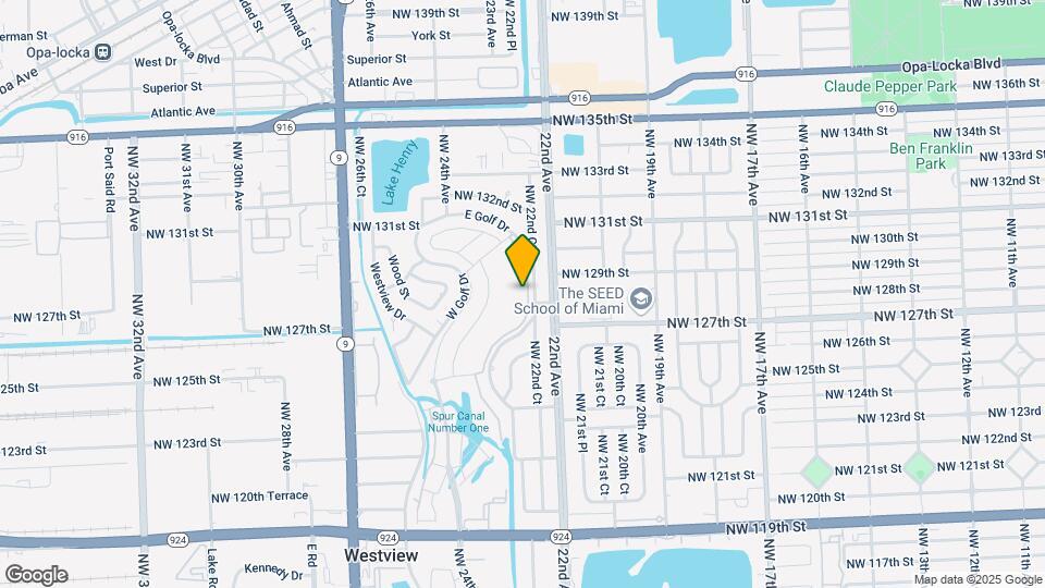 12832 NW 22nd Pl Map and Location Details