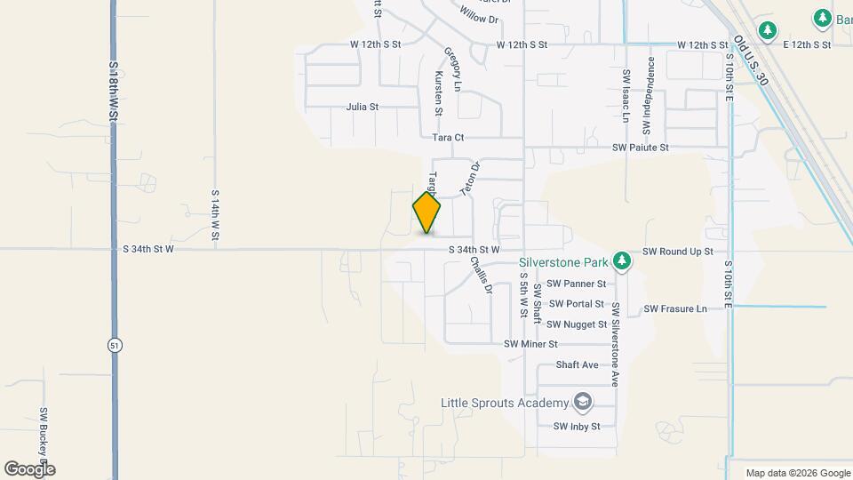 1775 Targhee St Map and Location Details