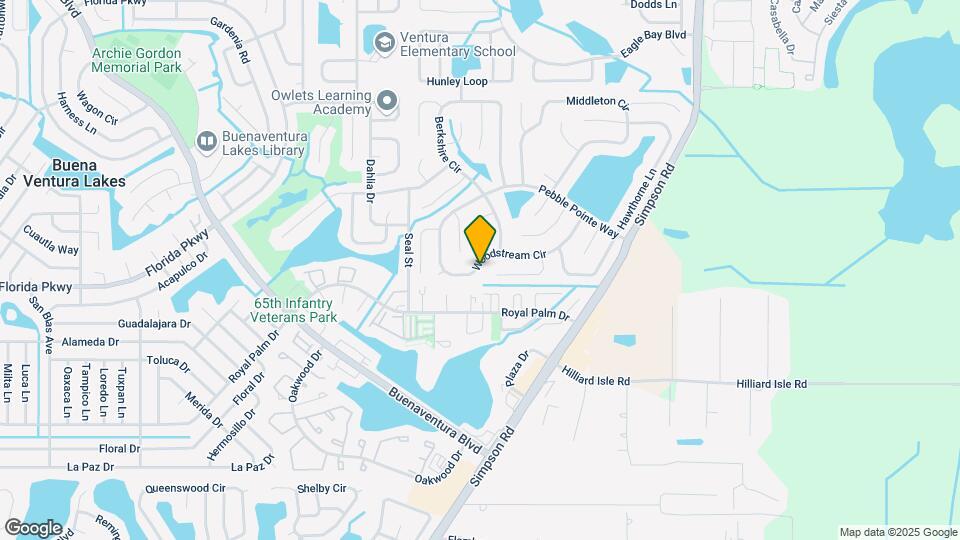 2759 Woodstream Cir Map and Location Details