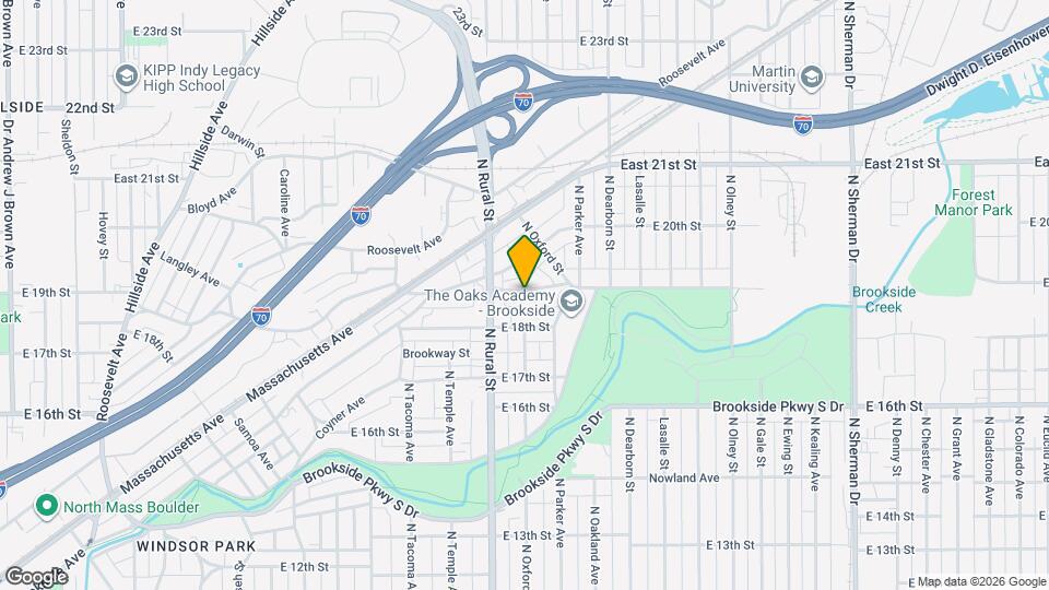 2841 E 19th St Map and Location Details