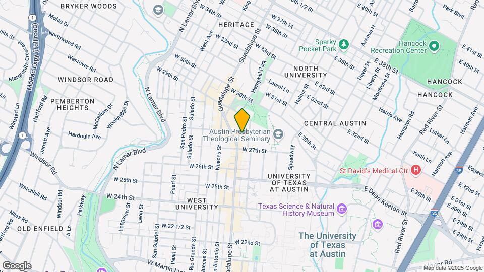 2711 Hemphill Park-Unit -F Map and Location Details