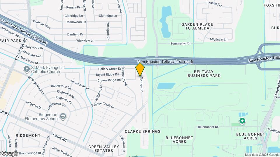 15706 Clarke Springs Dr Map and Location Details