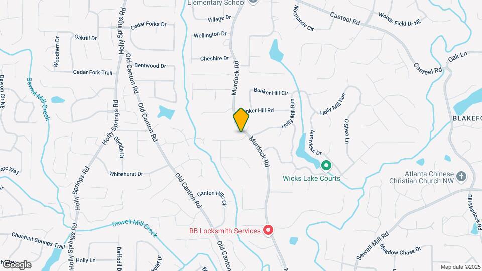 3021 Canton Hills Dr Map and Location Details