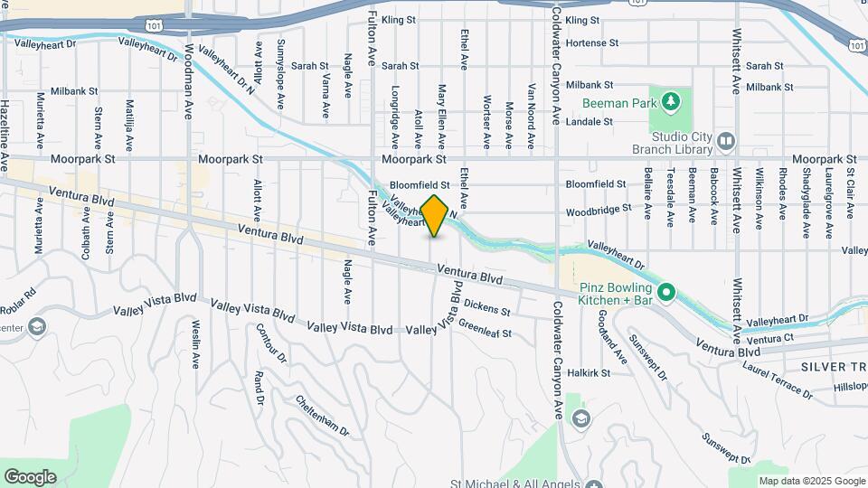 4226 Mary Ellen Ave Map and Location Details