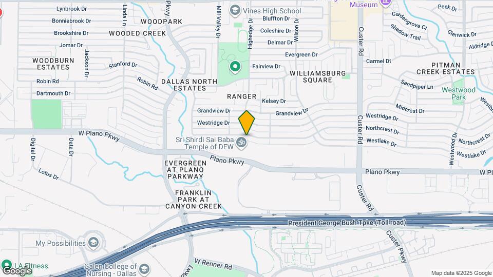 2600 Northcrest Dr Map and Location Details