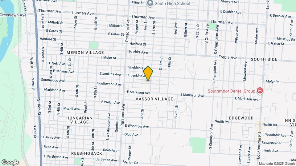 570 Southwood Ave Map and Location Details