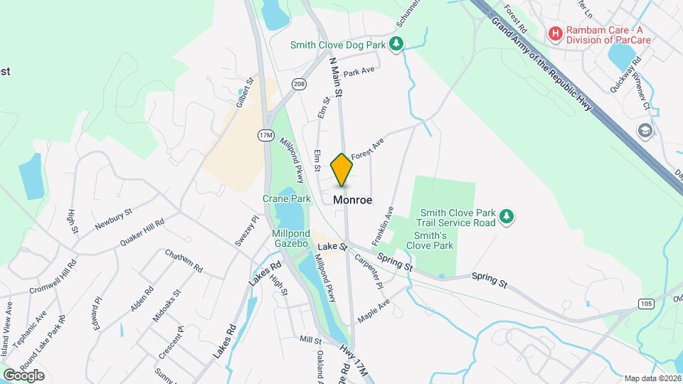 111 N Main St Map and Location Details