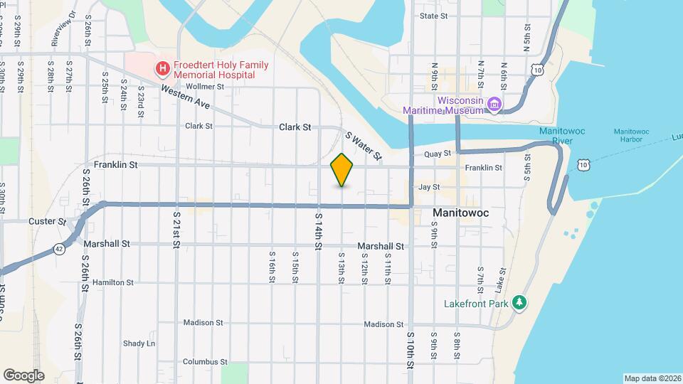 934 S 13th St Map and Location Details