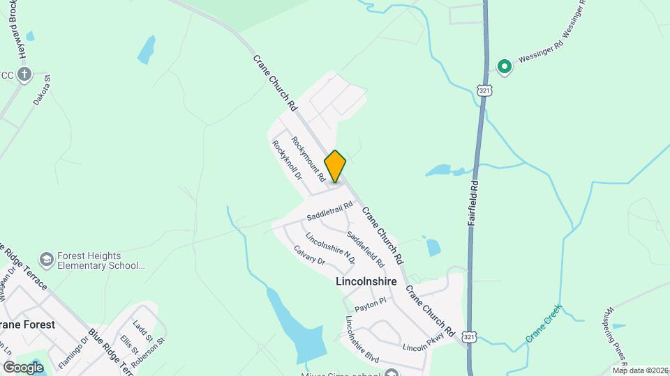 104 Rockyview Dr Map and Location Details