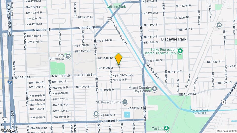 395 NE 112th St Map and Location Details