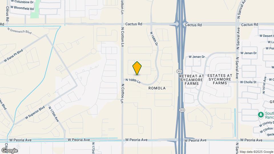 16981 W Cameron Dr Map and Location Details