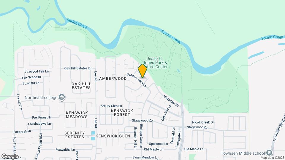 8139 Sanders Glen Ln Mapa y Detalles de la Ubicación