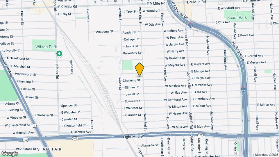 1785 Channing St, Unit 2 Map and Location Details