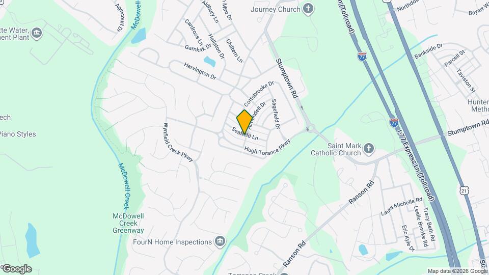 15701 Seafield Ln Mapa y Detalles de la Ubicación