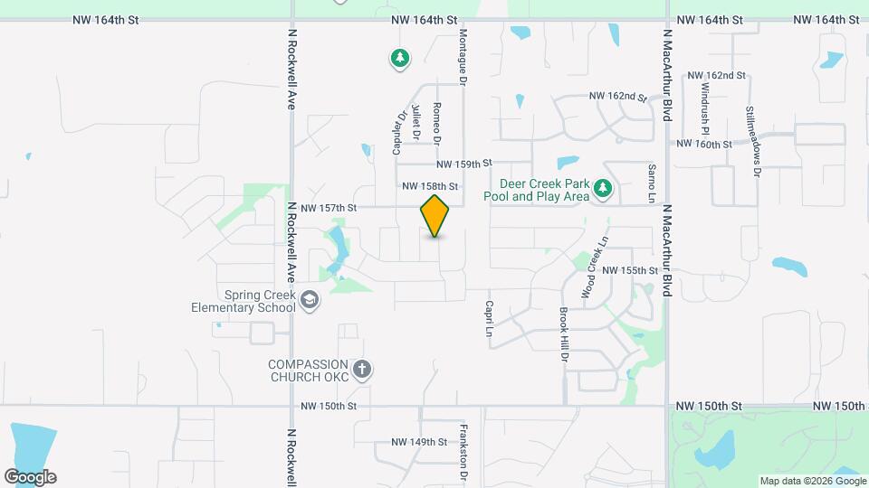 15717 Caney Dr Map and Location Details