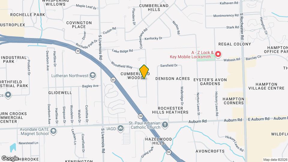 2738 Long Meadow Ln Map and Location Details