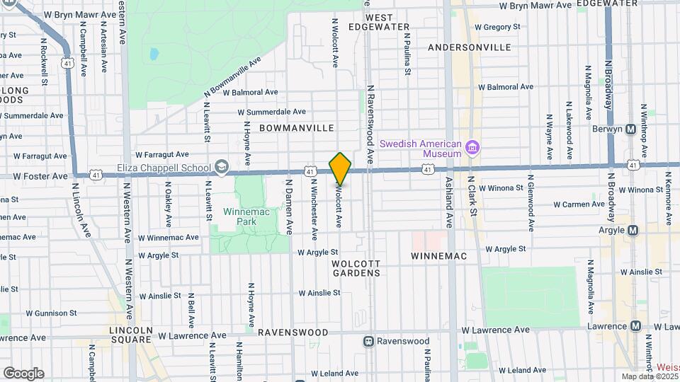5131 N Wolcott Ave, Unit g Map and Location Details
