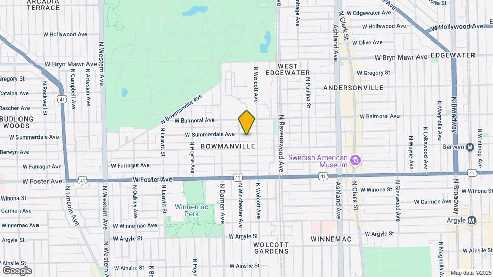 1921 W Summerdale Ave Mapa y Detalles de la Ubicación