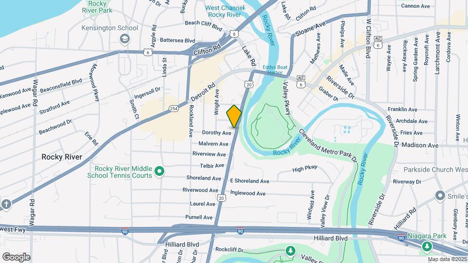 1870 Wooster Rd, Unit Lower Map and Location Details