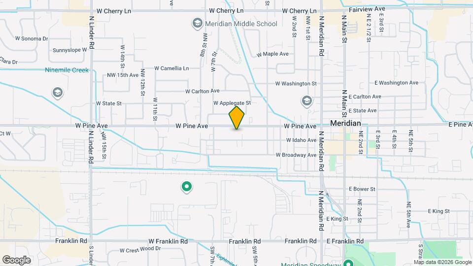 605 W Pine Ave Map and Location Details