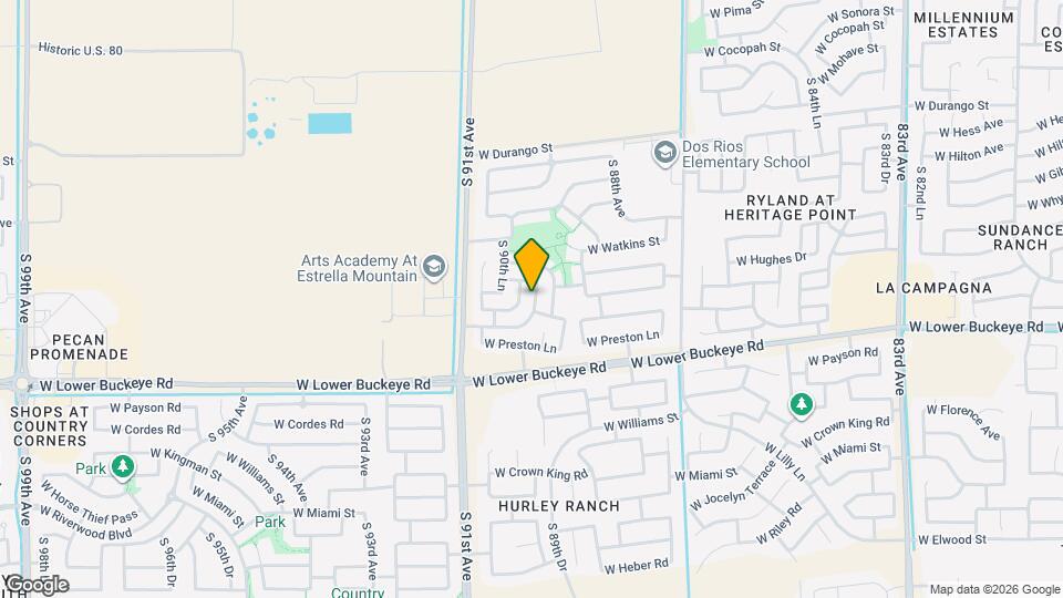 2524 S 89th Ln Map and Location Details