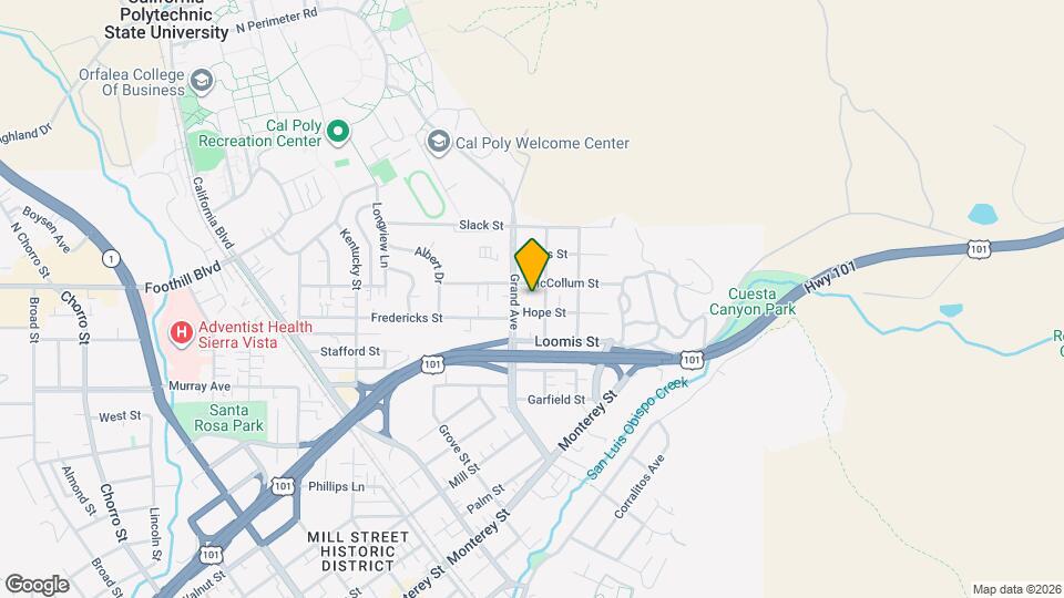 1861 McCollum St Map and Location Details