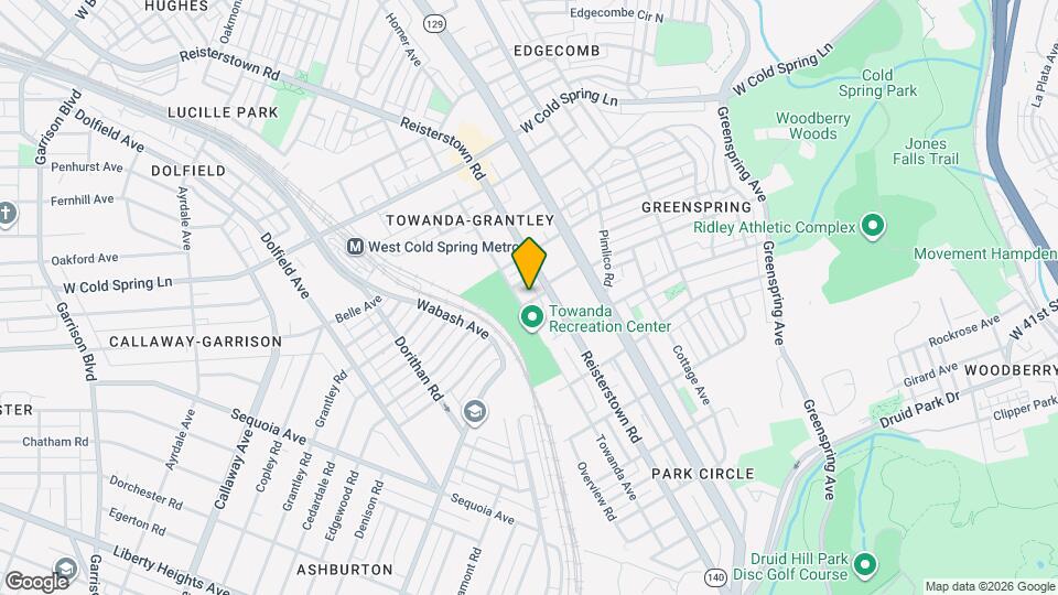 2812 Oswego Ave Map and Location Details