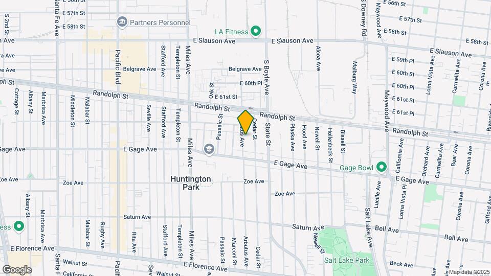 6330 Arbutus Ave Map and Location Details