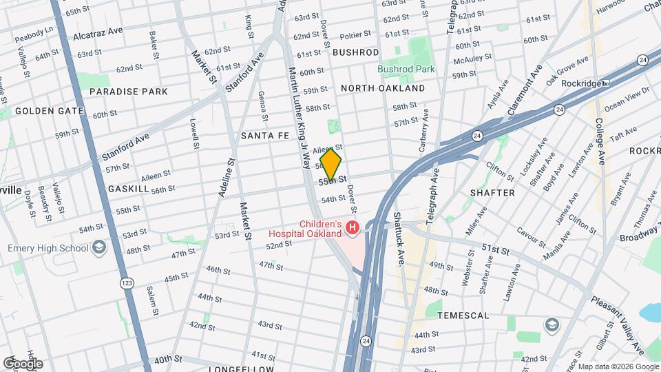 747 55th St Map and Location Details