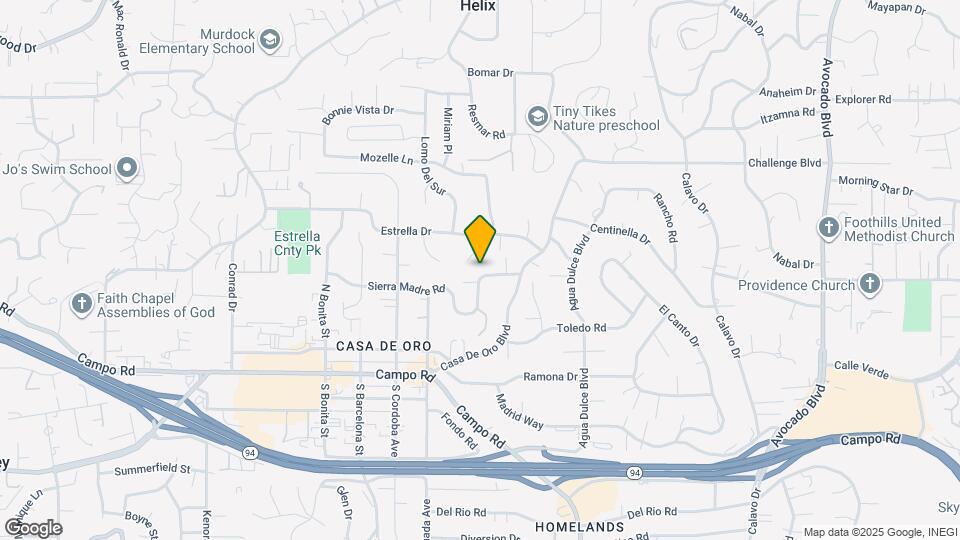 10150 Sierra Madre Rd Map and Location Details