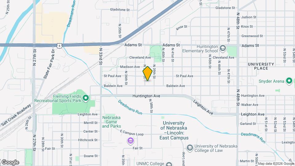 3810 Baldwin Ave Map and Location Details